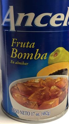 Ancel Papaya Chunks In Heavy Syrup, 17 Ounce