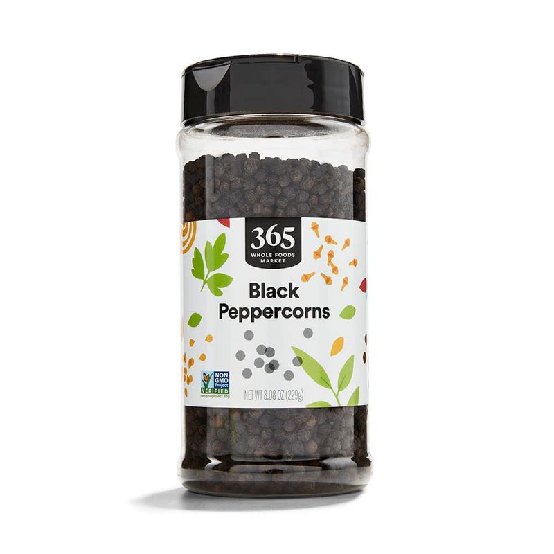 365 by Whole Foods Market, Whole Black Peppercorns, 8.08 Ounce