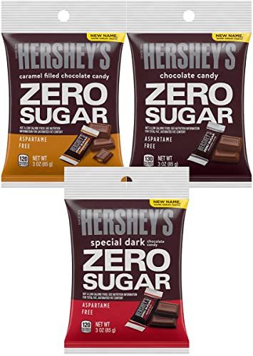 Hershey&#39;s Sugar Free Variety Pack, 3-Count, 3-Ounce Bags