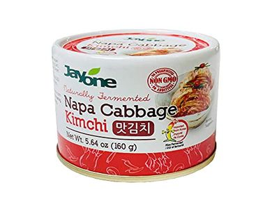 Korean Canned Kimchi, Napa Cabbage Kimchi, Naturally Fermented, Non-GMO, No preservatives, No additives- (5.64oz)