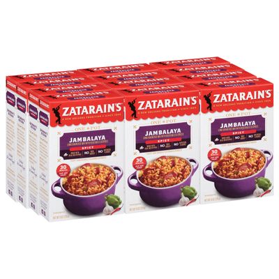 Zatarain&#39;s Spicy Jambalaya, 8 oz (Pack of 12)