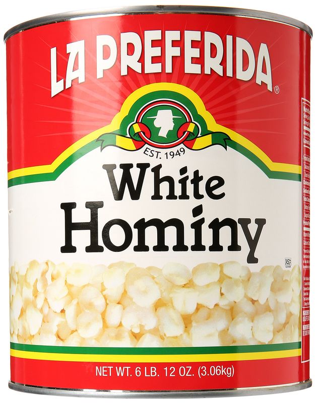 LA PREFERIDA BEAN HOMINY 108OZ