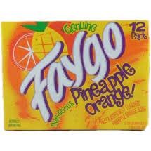 Faygo Pineapple Orange (12 pack) 12 oz Cans can soda pop soft drink
