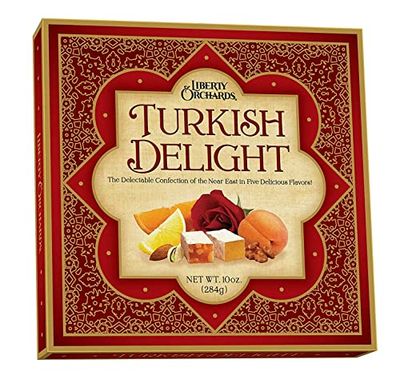 Liberty Orchards, Turkish Delight - Premium Chewy Gourmet Vegan Candy 10 Oz.