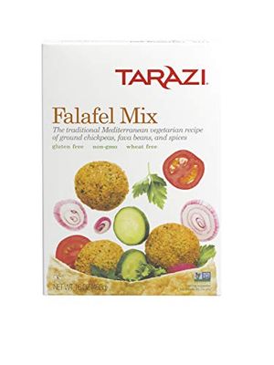 Tarazi Falafel Mix 16 OZ Great as Veggie Burger Mix, Non-GMO, Kosher, All Natural, Made In California | Original Falafel Mix, 1 Pound Box