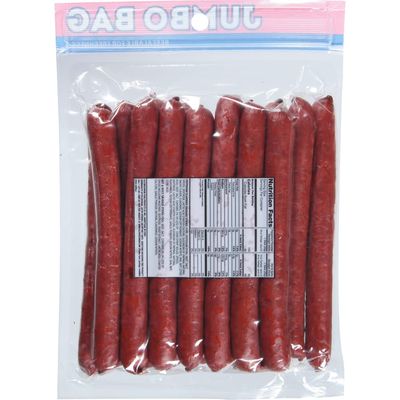 Old Wisconsin Hot &amp; Spicy Twisted Link Sausage Snack Sticks, 14oz Resealable Package, Naturally Smoked, Ready to Eat, High Protein, Low Carb, Keto, Gluten Free