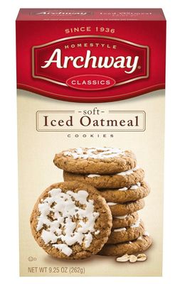 Archway Cookies, Soft Iced Oatmeal Cookies, 9.25 Oz w/JS REDHOK DEALZ Sticker