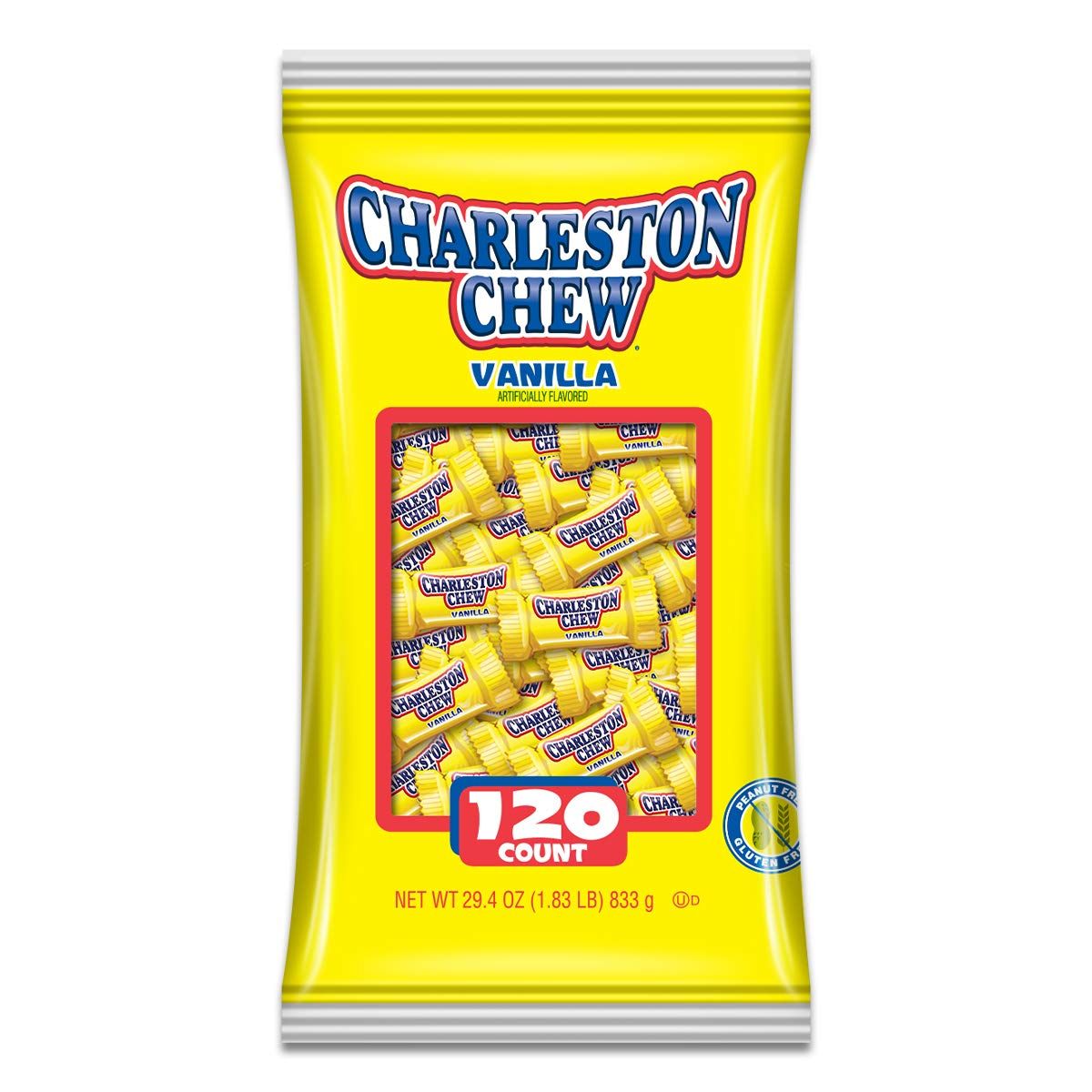 Charleston Chew Vanilla Flavor, Pack of 120 .25 Oz. Bars