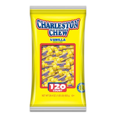 Charleston Chew Vanilla Flavor, Pack of 120 .25 Oz. Bars