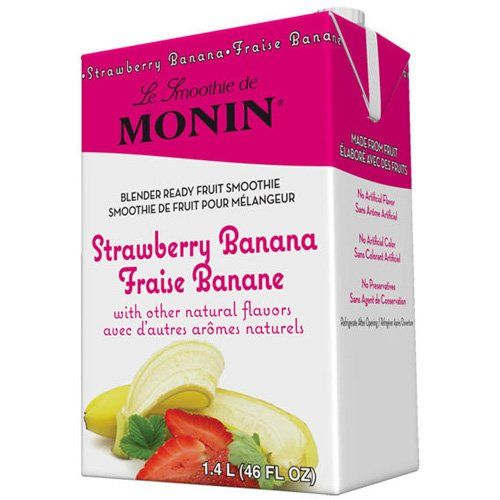 Monin Inc. Smoothie Mixes Monin Strawberry Banana Fruit Smoothie Mix