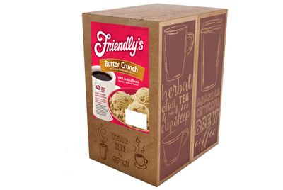Friendly's Flavored Ice Cream Coffee Pods, Compatible with Keurig K Cup Brewers (Butter Crunch, 40 Count)
