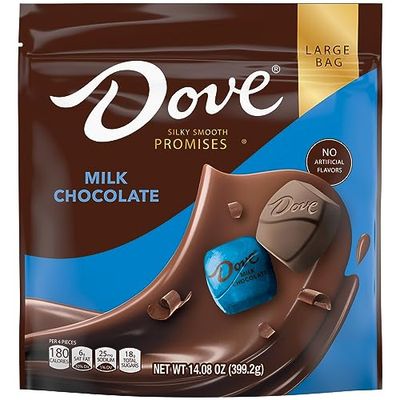 DOVE PROMISES Milk Chocolate Candy Individually Wrapped , 14.08 oz Bag