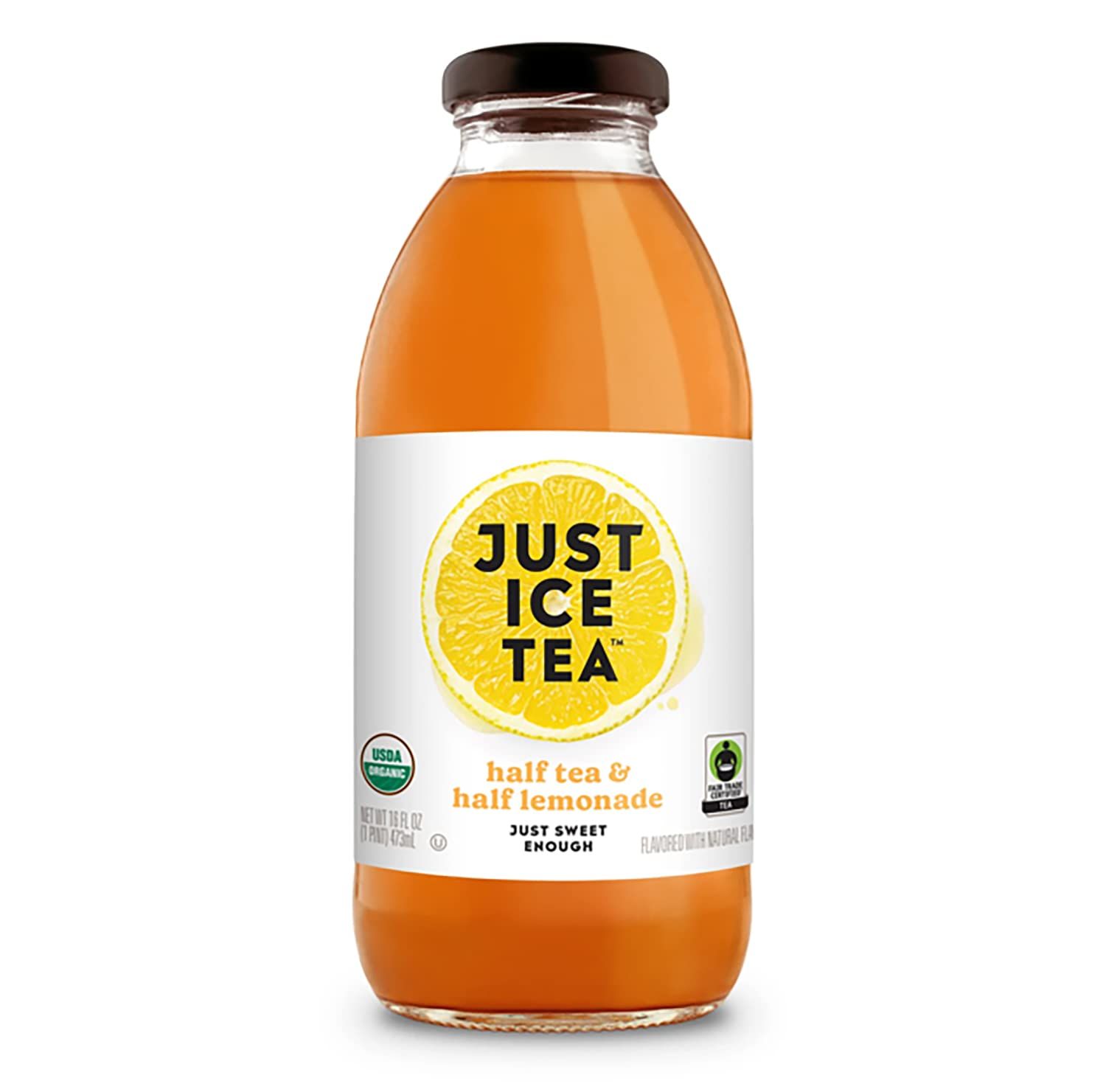 Just Ice Tea Organic Half Tea &amp; Half Lemonade, 16 FZ