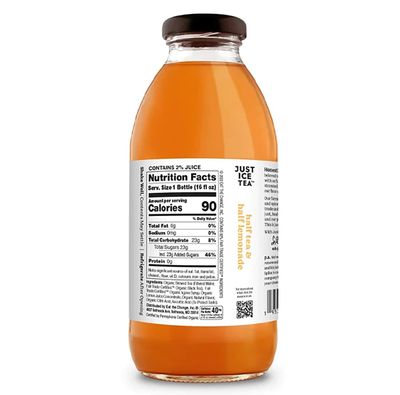 Just Ice Tea Organic Half Tea &amp; Half Lemonade, 16 FZ