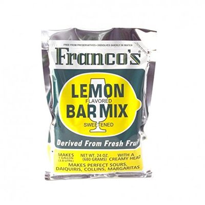 Franco&#39;s Margarita Cocktail Bar Mix (Lemon, 24)