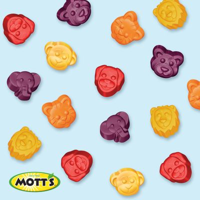 Mott's Fruit Flavored Snacks, Animals Assorted Fruit, Gluten Free Snack, 10 Ct, 8 oz (Pack of 8)