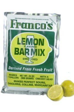 Franco's Margarita Cocktail Bar Mix (Lemon, 24)