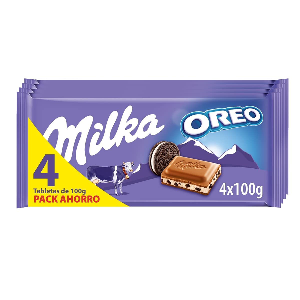 Milka tablet with Oreo cookies
