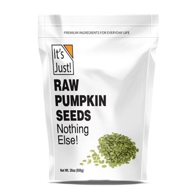 It&#39;s Just - Pumpkin Seeds (Pepitas), No Shell, Keto Friendly Snacking, Non-GMO, Packed in USA (Raw/Unsalted, 30 Ounce)