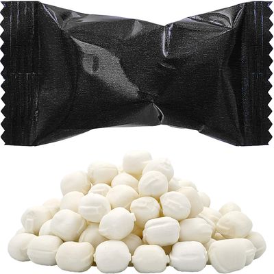The Dreidel Company Black Buttermints, Mint Candies, After Dinner Mints, Butter Mint Candy, Fat-Free, Individually Wrapped (110 Pieces)