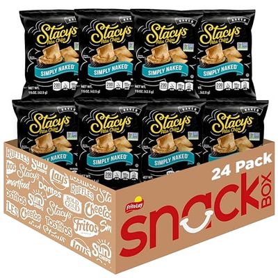 Stacy&#39;s Pita Chips, Simply Naked, 1.5-Ounce Bags (Pack of 24)