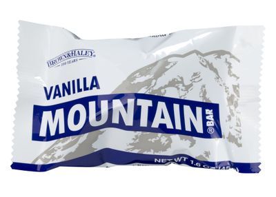 Brown &amp; Haley VANILLA MOUNTAIN BAR - Chocolate Candy with Peanuts and Creamy Vanilla Center - Individually Wrapped Candy - Bite Size Chocolate Candy Bars with Peanut Pieces - Case of 15-1.6 oz