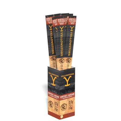 Yellowstone by Cattleman&#39;s Cut Hunter&#39;s Sausage Sticks, 1.9 Ounce (Pack of 20)