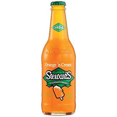 Stewarts Original Orange N' Cream Soda 12 Oz Glass Bottle (Pack of 6, Total of 72 Oz)