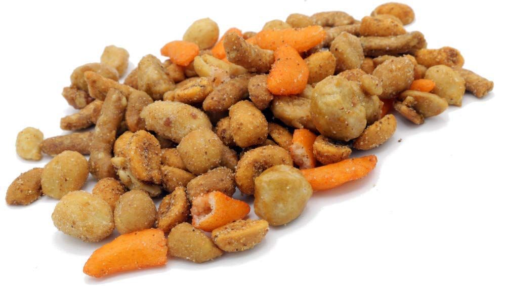 Oregon Farm Fresh Snacks Blazing Trail Sweet &amp; Spicy Mix - Assortment of Tasty Nuts and Crunchy Crackers - Healthy and Satisfying Snack - Great Munchies for Game Night, Hiking, Beer Pub - 16oz Pouch