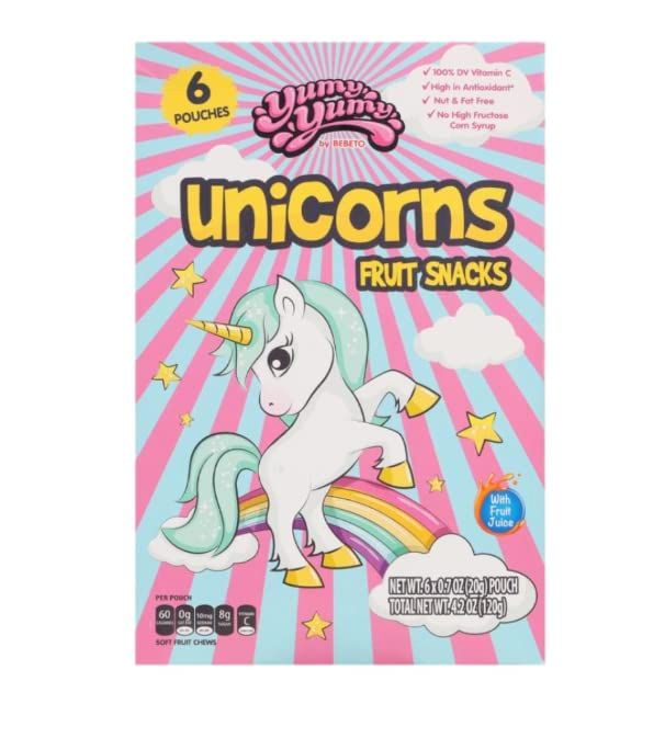 Unicorn Fruit Snacks