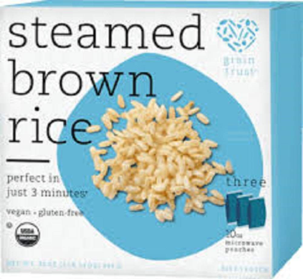 Grain Trust Organic Steamed Brown Rice,, 30 Oz (pack Of 6)