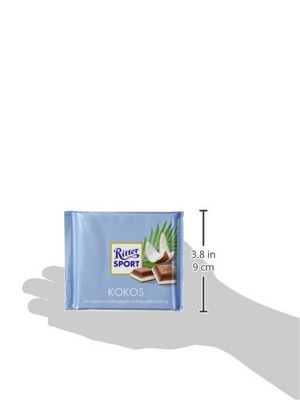 Ritter Sport Kokos,3.52 Ounce (Pack of 12)