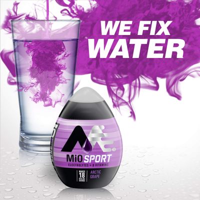 MiO Sport Electrolytes Arctic Grape Naturally Flavored Liquid Water Enhancer 12 Count 1.62 fl oz