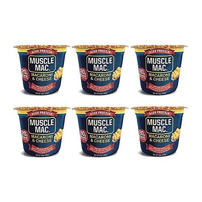 Muscle Mac High Protein Macaroni &amp; Cheese Microwave Cup, 6 cups