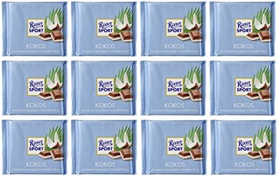 Ritter Sport Kokos,3.52 Ounce (Pack of 12)