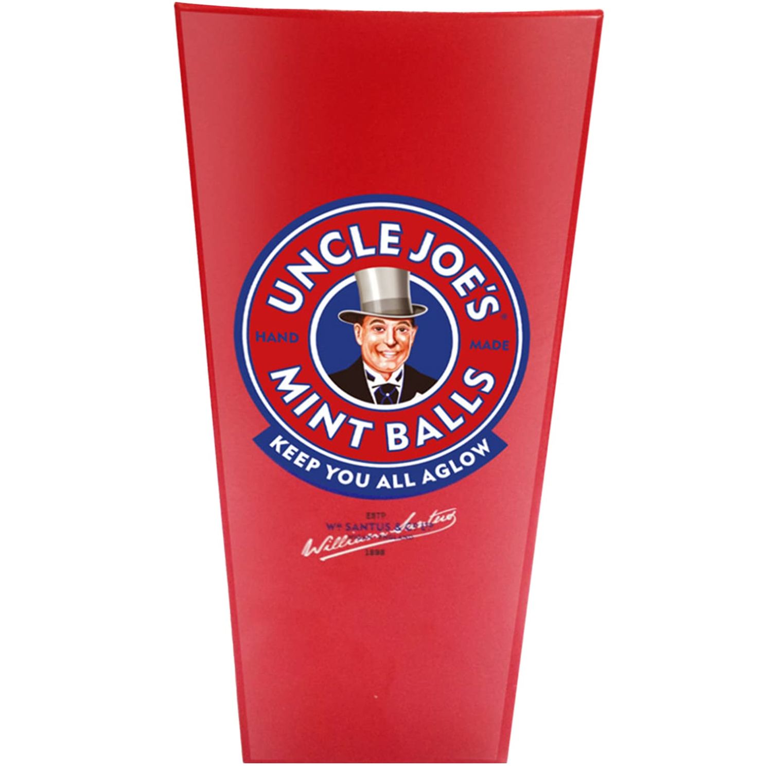 Uncle Joe&#39;s Mint Balls | Handcrafted British Candy | with Peppermint Oil | Long Lasting &amp; Breath Refreshing Minty Flavor | Individually Wrapped Hard Candy | 8.89 Oz (250g)