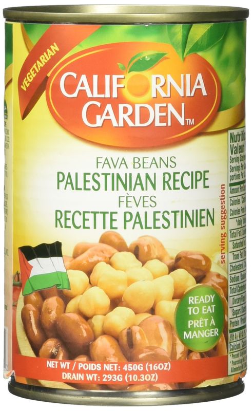 California Garden Fava Beans Palestinian Recipe 450g (4 cans)