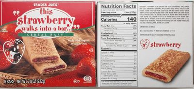 TRADER JOE'S CEREAL BAR | VARIATY PACK | 3 FLAVORS