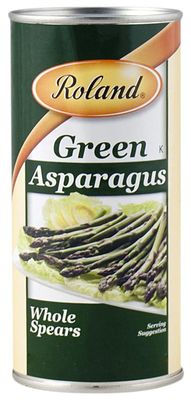 Roland Foods Whole Green Asparagus Spears, Specialty Imported Food, 14.1 Ounce Can, Pack of 1