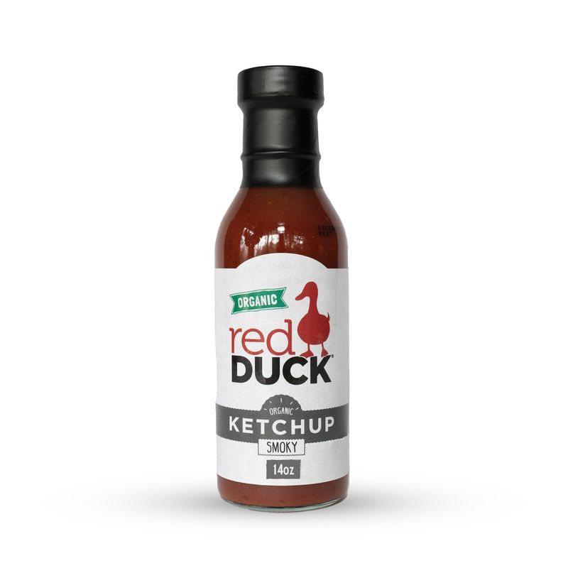 Red Duck Smoky Organic Ketchup, All Natural, Vegan, 14 ounces