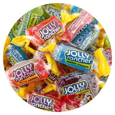 Jolly Ranchers Assorted Fruit Flavored Candy, 1lb Bulk Bag (Approx 75 Pieces), Individually Wrapped Hard Candy, The Hampton Popcorn &amp; Candy Company