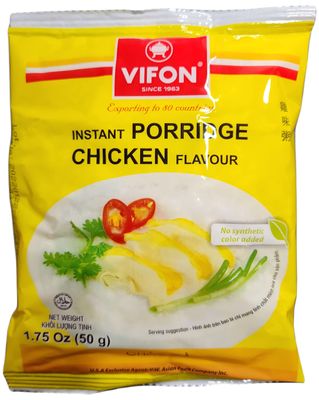 Vifon Instant Chicken Porridge Bag - Chao Ga (Pack of 16)