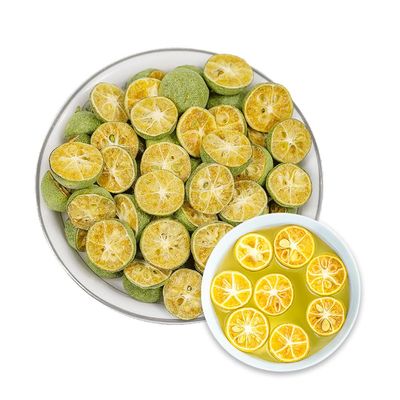 SIJIYUNLI-Dried small green orange 100g/3.5oz Dehydrated lemon slices without any additives, cocktail decoration, fruit slice tea