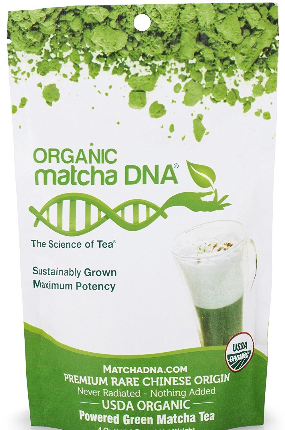 MATCHA DNA Certified Organic Matcha Green Tea Pure USDA Certified Organic Culinary Grade Matcha (12 Ounce Bag)