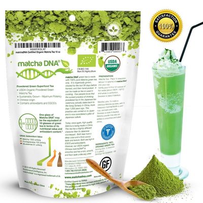MATCHA DNA Certified Organic Matcha Green Tea Pure USDA Certified Organic Culinary Grade Matcha (12 Ounce Bag)