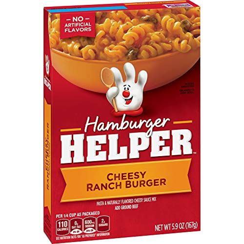 Hamburger Helper Cheesy Ranch Burger, 5.9 Ounce (Pack of 5)