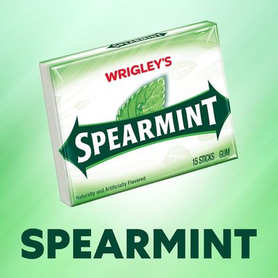 WRIGLEY'S SPEARMINT Chewing Gum Bulk Pack, 15 Stick (Pack of 10)