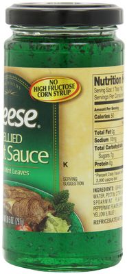 Reese Jelly, Mint W/Leaves, 10.50-Ounce (Pack of 6)