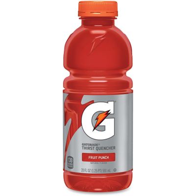 Gatorade Sports Drink, Fruit Punch, 20-Ounce Wide MouthBottles (Pack of 24)
