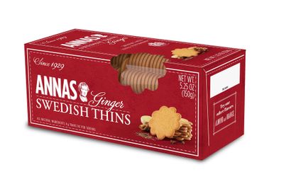 Anna's Ginger Thins Swedish Variety Pack Original, Orange, and Almond